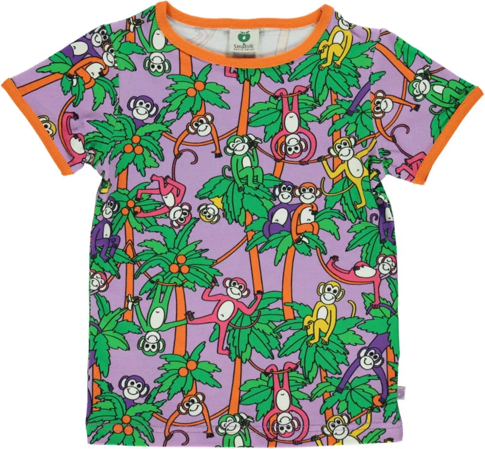 T-shirt with monkies