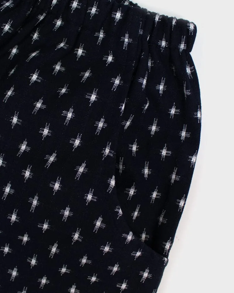 ToK Pants, Kasuri Indigo with White Jyuji
