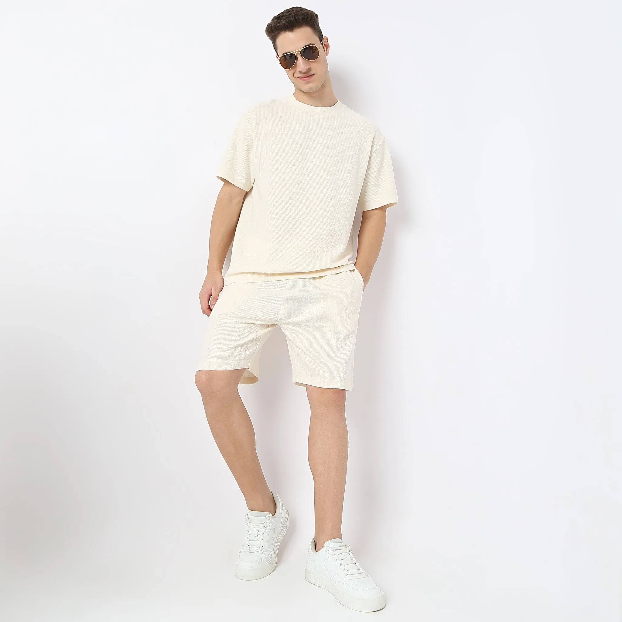 Unisets™ Shorts - Oversize Structured Knee Length Shorts #Coordinate with Tee