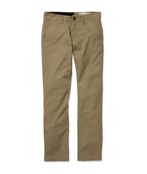 Volcom Frickin Modern Stretch Boys Pants - Khaki