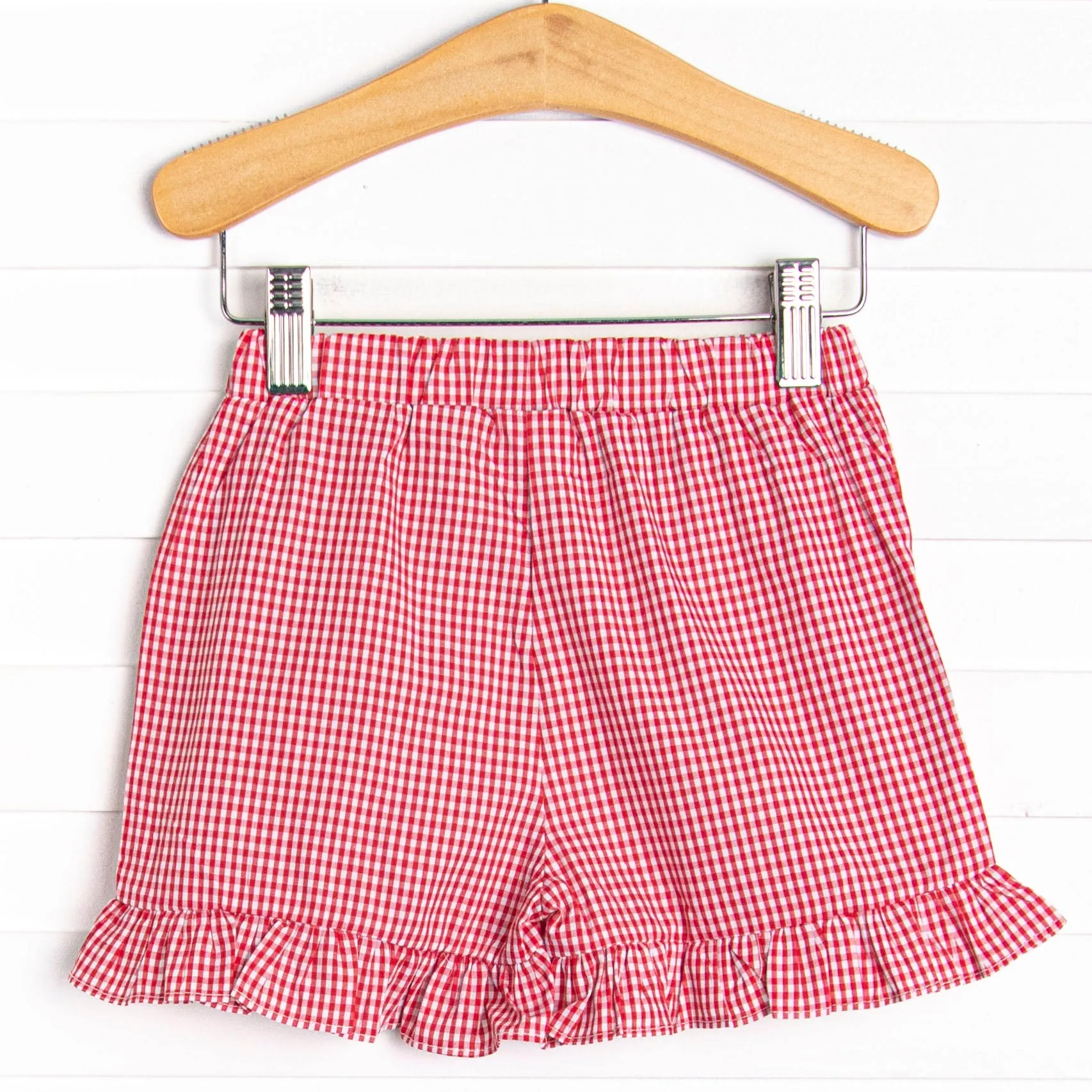 Waverly Woven Ruffle Pocket Shorts, (3 Colors)