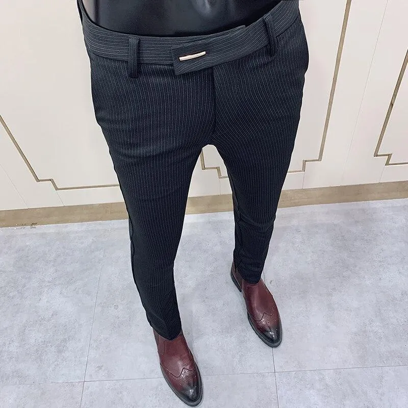 West Louis Elegant Slim Fit Tight-Ankle Trouser